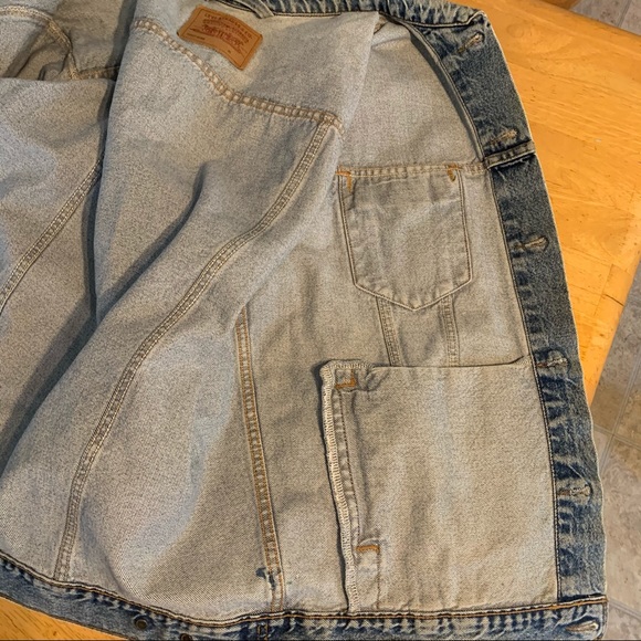 Levis XL USA 90s Trucker Jacket Faded 70507-0389 - Picture 3 of 15